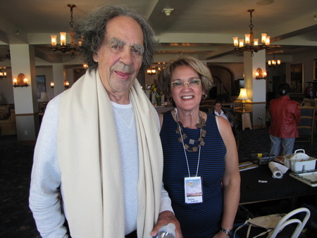 Avec le peintre René Gagnon en 2014 au Happening de Tadoussac