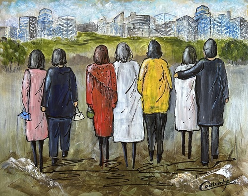 On y va ou on y va pas.  24x30