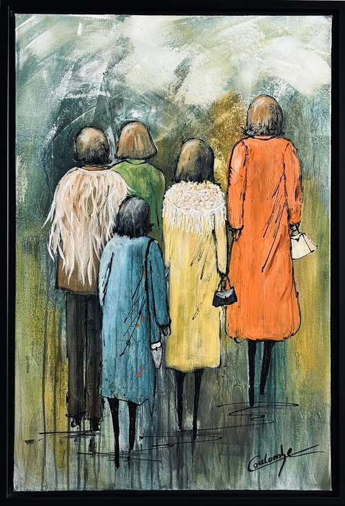 Tout droit vers la lumière.  36x24