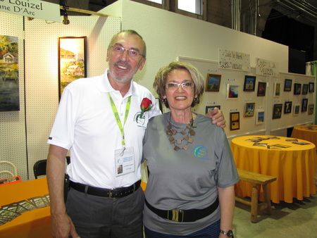 Avec Gaston Lepage président d'honneur au sympo Chicoutimi 2014