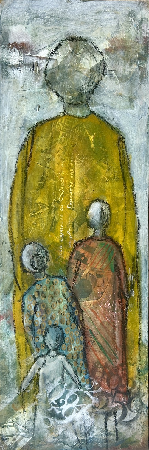 Suivre ou dépasser.   36 x 12