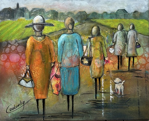 On y va, ou on y va pas.  24 x30