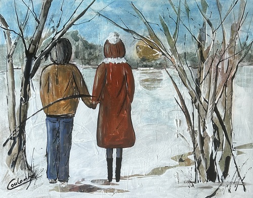 Il ne brille que pour nous deux. 24x30