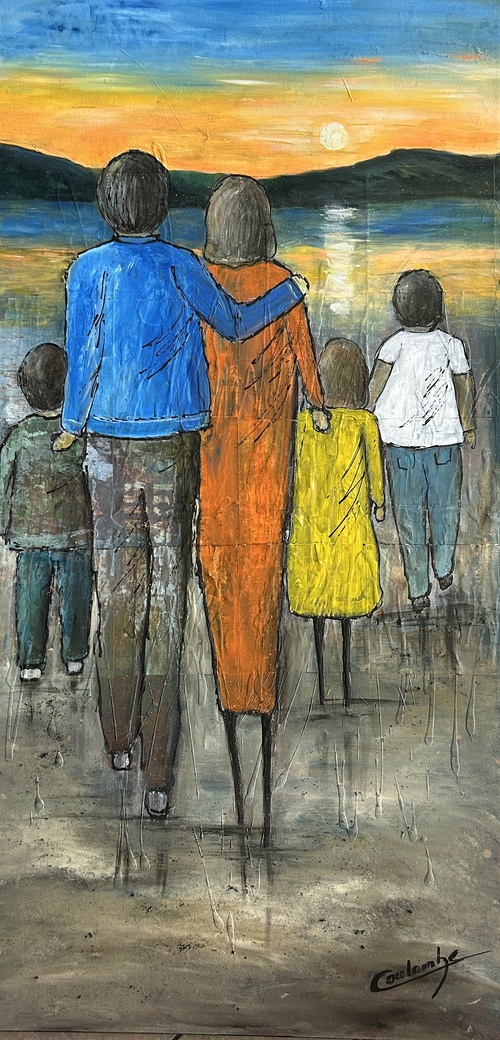 Le reflet du bonheur.  48x24