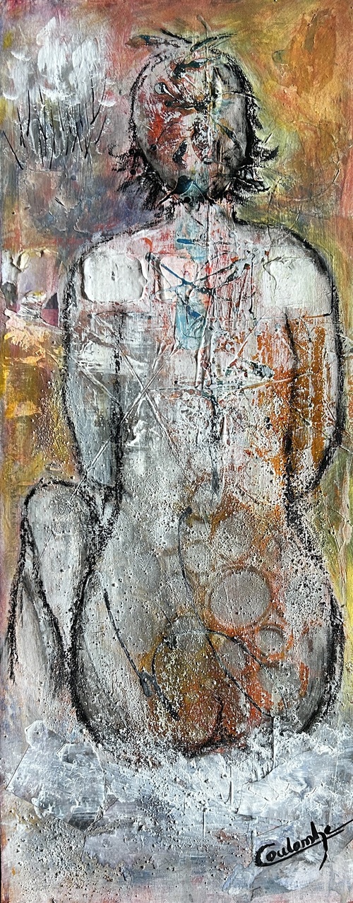 Les fesses dans l’eau.     30x15