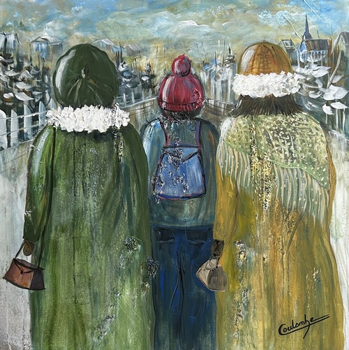 L’heure a sonné.  30x30