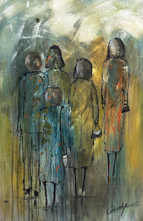 Tout droit vers la lumière.  36x24