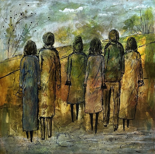 Nos chemins se croisent. 36x36