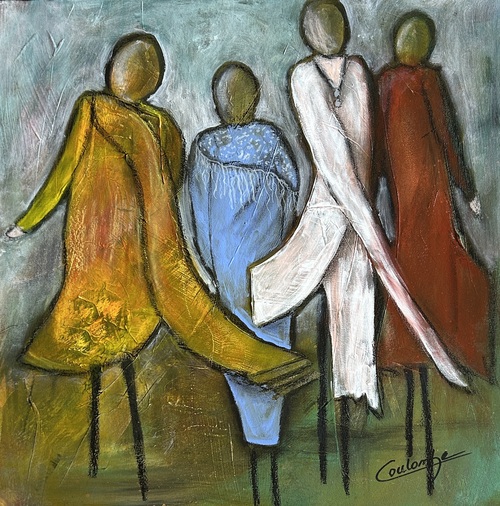 Prêtes pour le défilé. 20x20