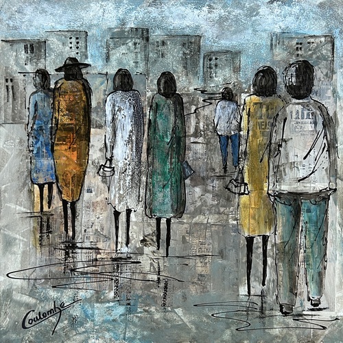 Tous différents devant le même chemin à parcourir. 24x24