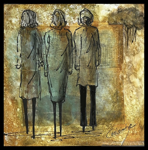 Sortir du cadre.    20x20