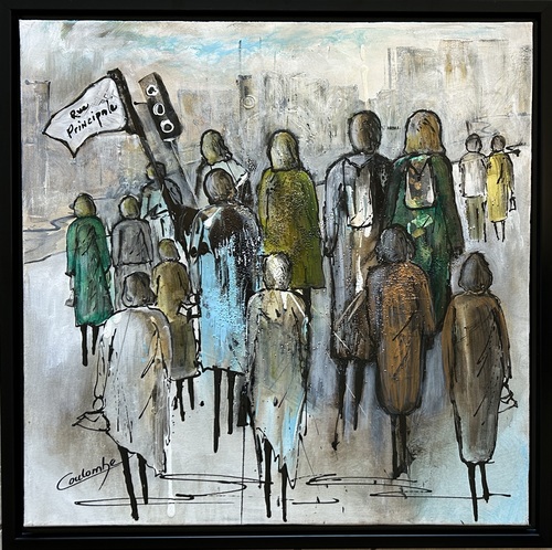 5h sur la rue principale.  24x24