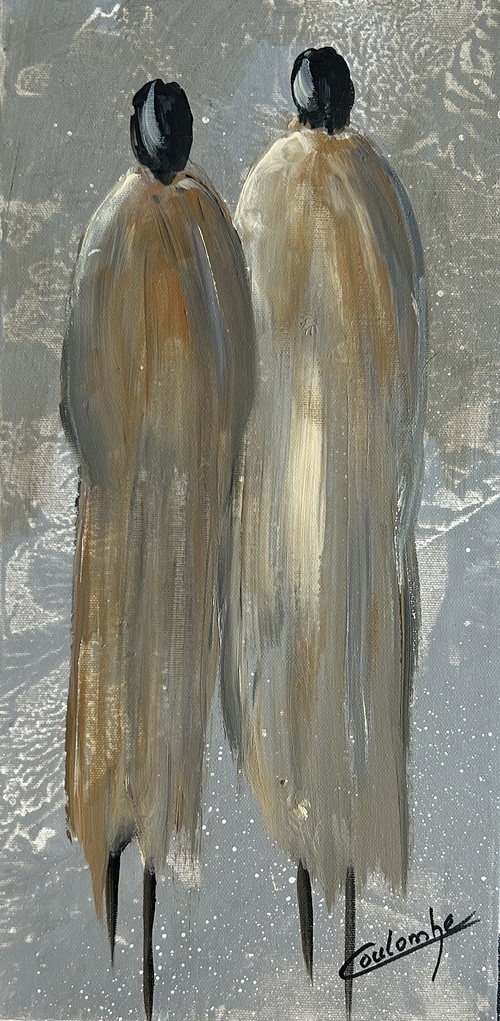 Balade à deux. 16x8